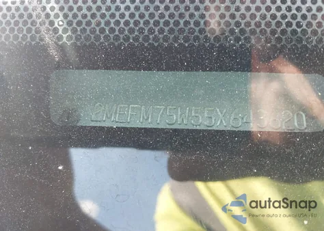 2005 Mercury Grand Marquis Ls/Lse z USA, uszkodzony, nr VIN 2MEFM75W55X643620